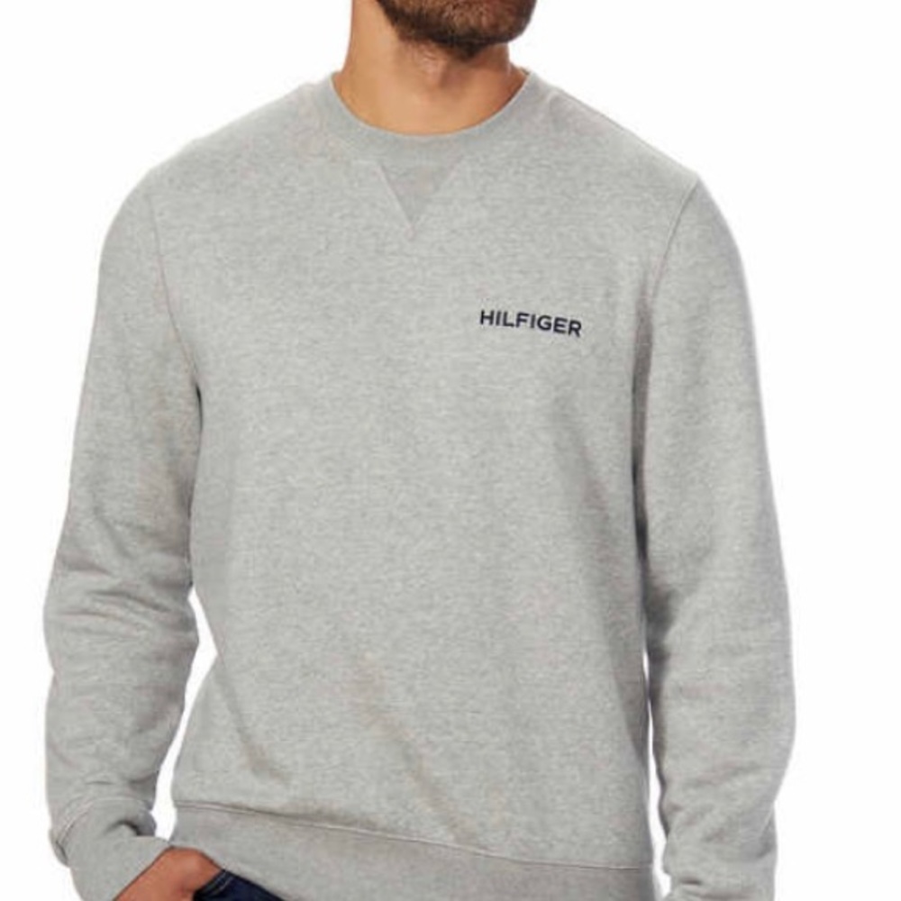 tommy hilfiger logo crewneck sweatshirt! unisex